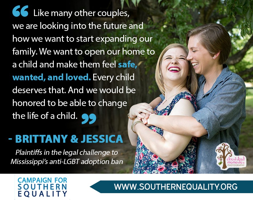 Mississippi Adoption For Same Sex Couples Challenged In Court