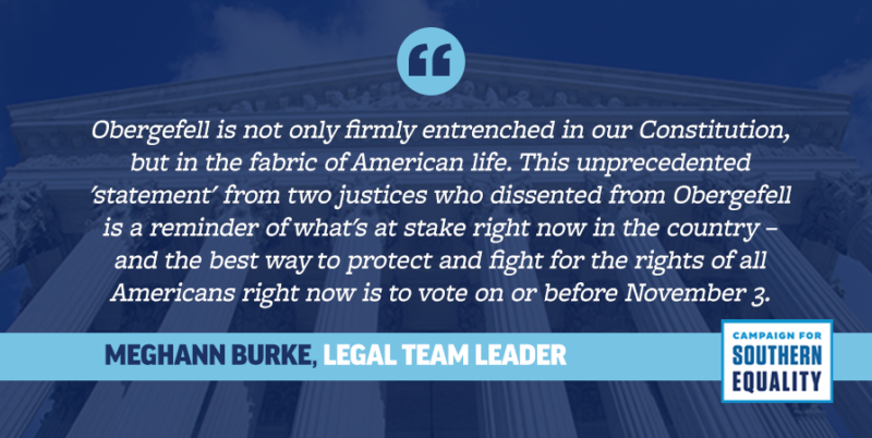 Unprecedented Statement on the Freedom to Marry from Two Supreme Court Justices Is a Reminder of Whats At Stake