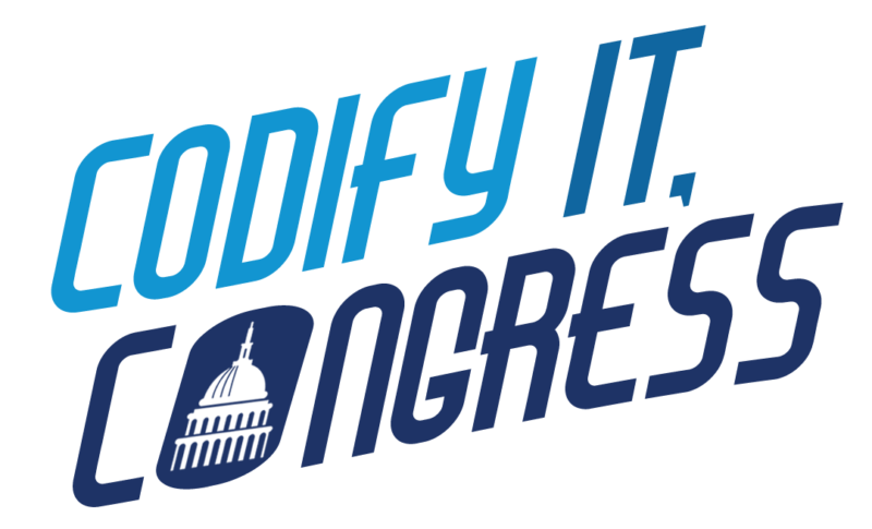 Codify It, Congress