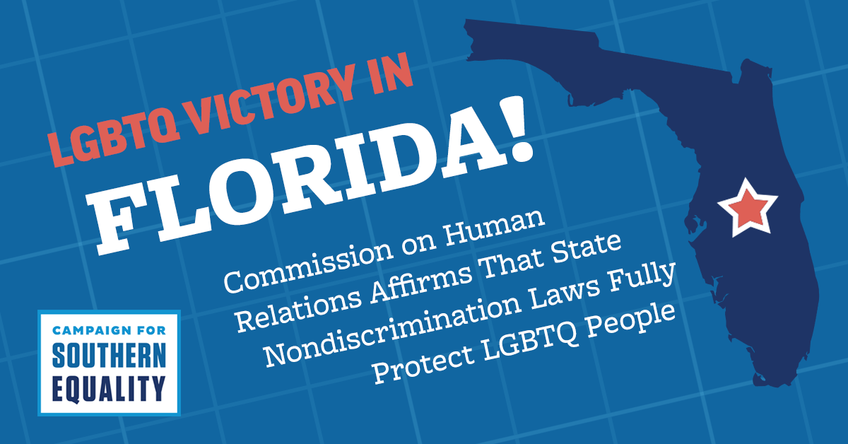 In Major Victory, Florida Commission on Human Relations Affirms That