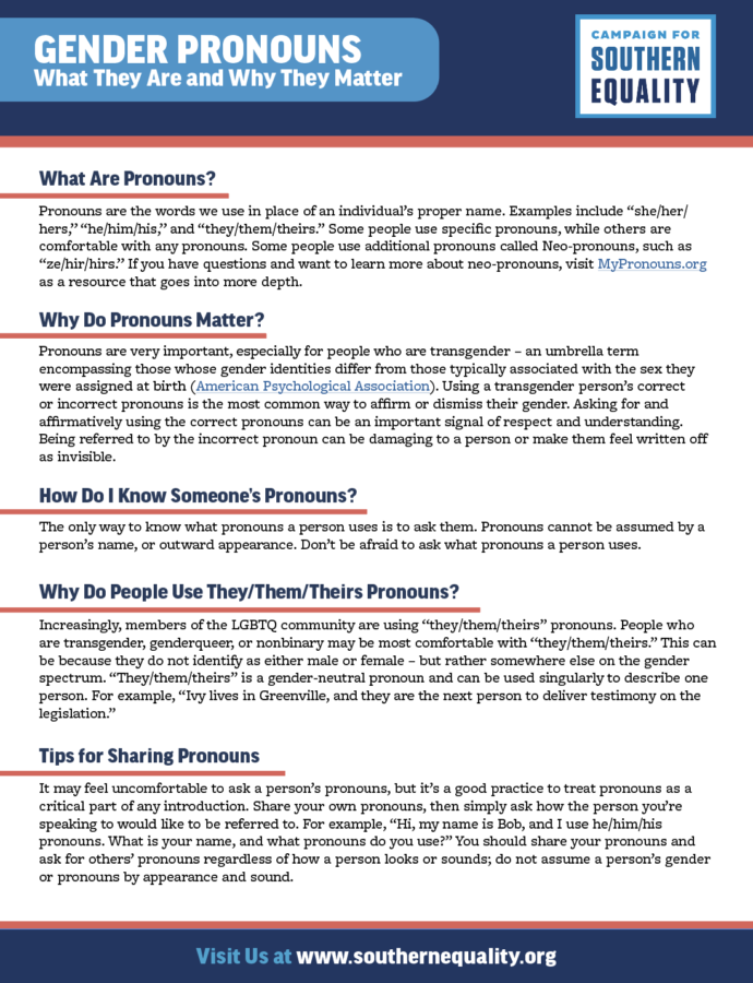 Gender Pronouns 101 What They Are and Why They Matter Campaign for