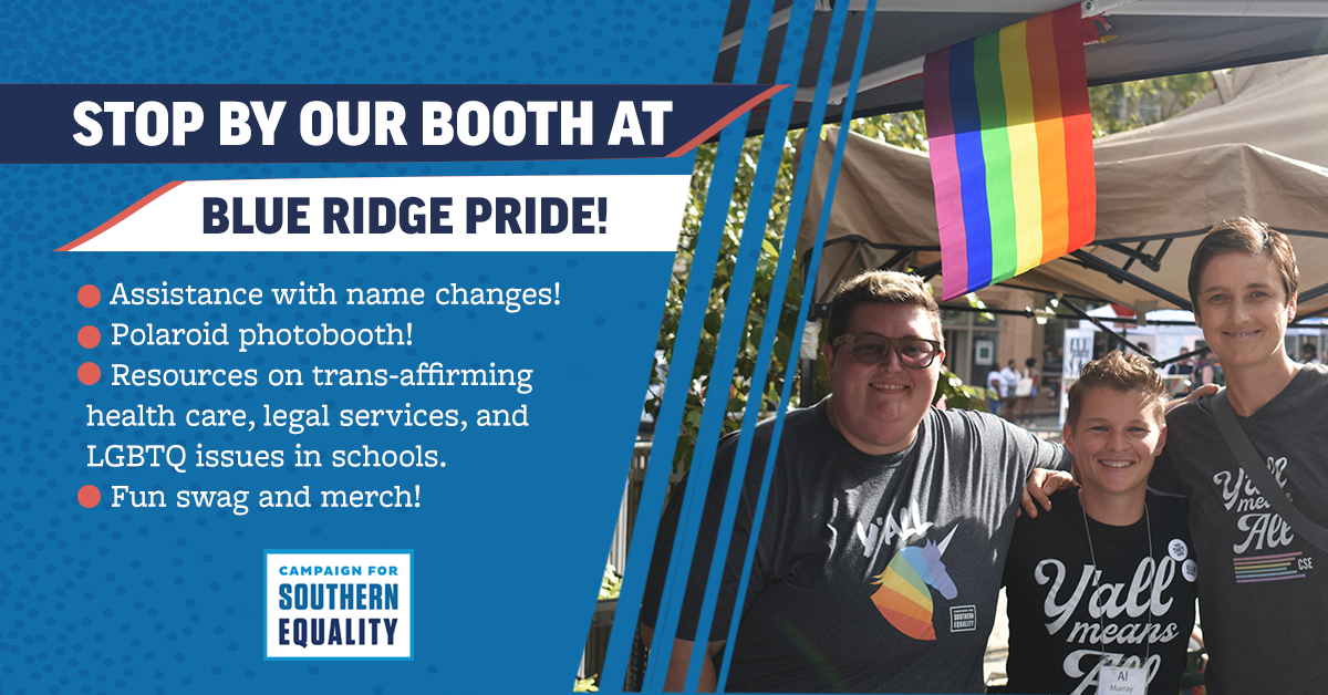 Celebrate and Access Critical Resources with Us at Blue Ridge Pride