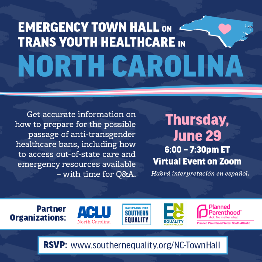 RSVP For An Emergency Town Hall About Transgender Healthcare In North Rsvp For An Emergency Town Hall About Transgender Healthcare In North