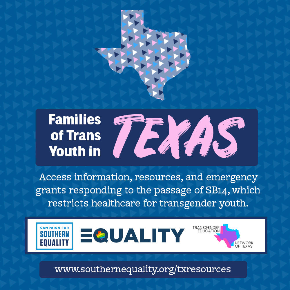 Resources for Transgender Youth & Families in Texas Impacted by SB14